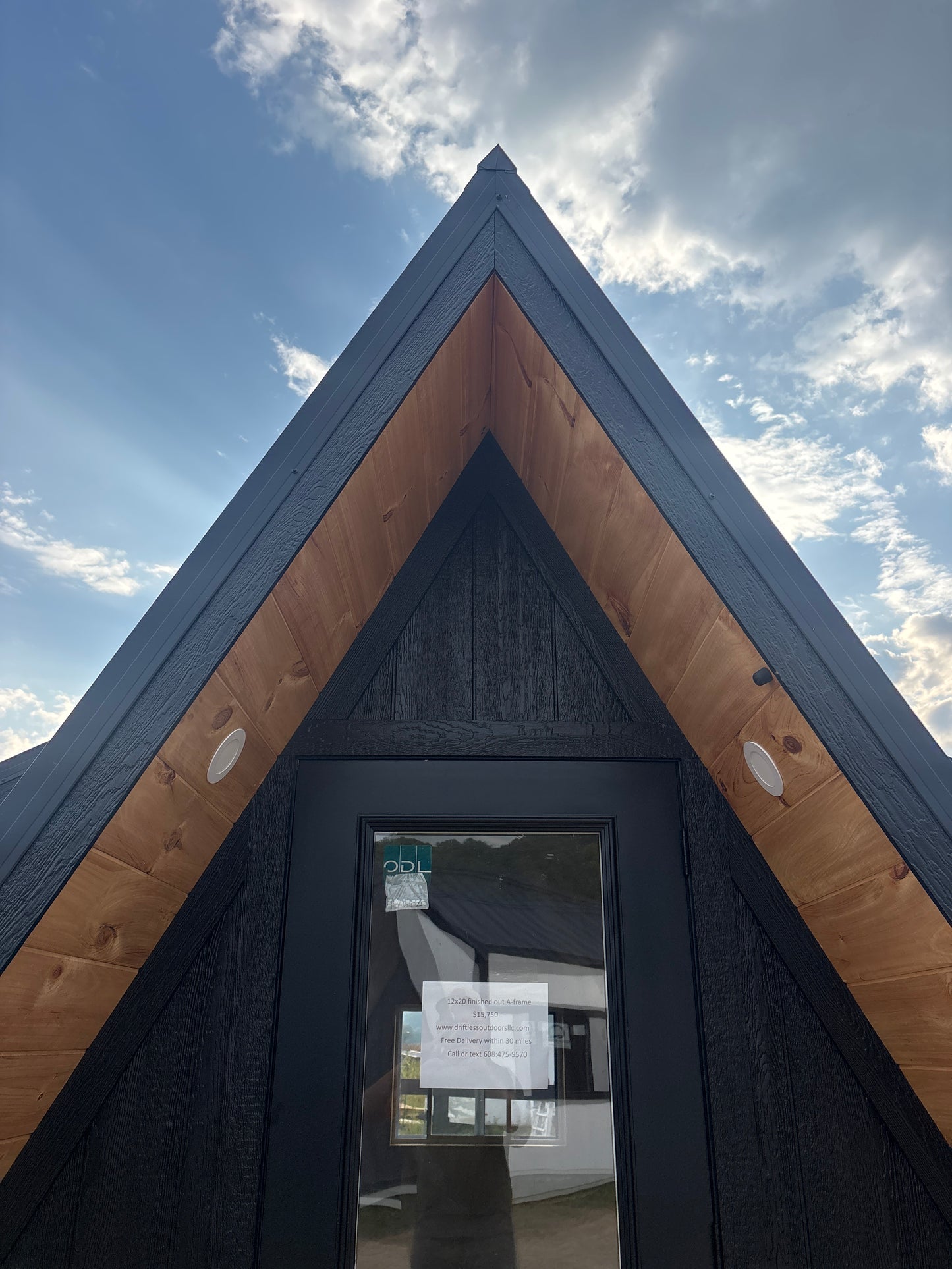 12 x 20 A-Frame cabin