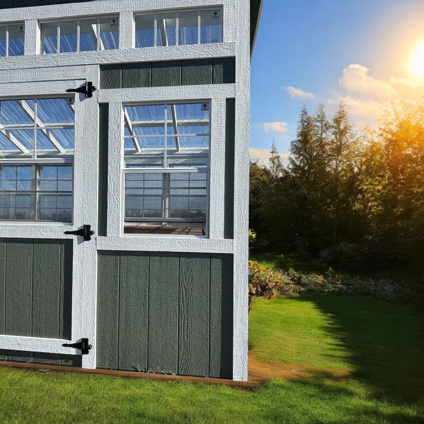 8’ x 12’ modern greenhouse