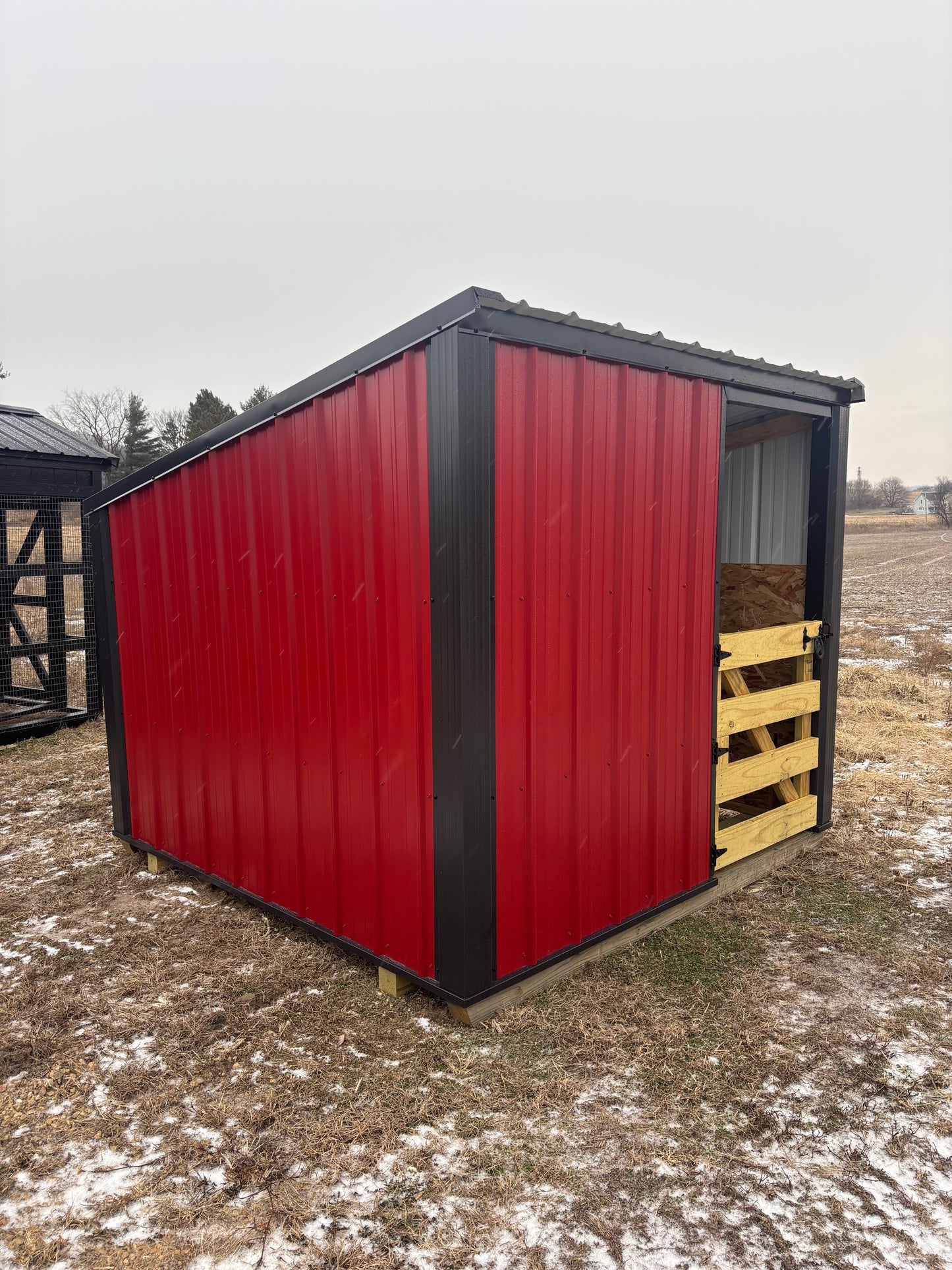 8 x 8 shelter with gate