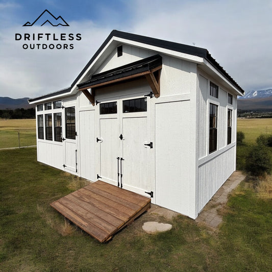 12 x 20 Deluxe greenhouse/shed combo