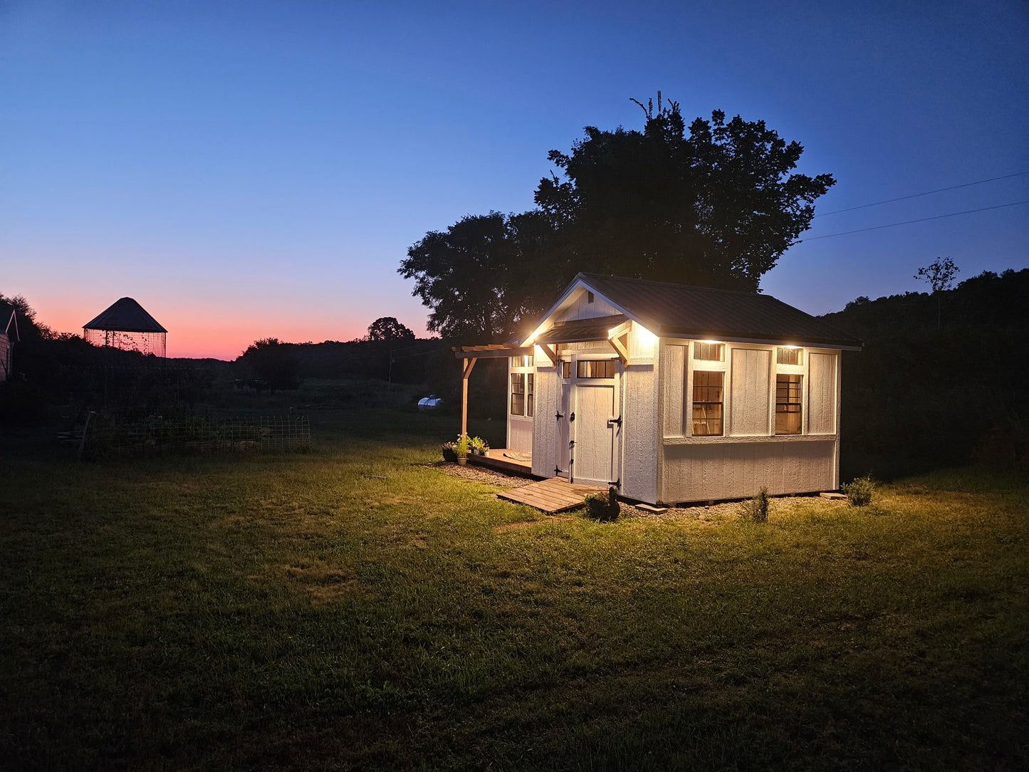12’ x 20’ Deluxe greenhouse/shed combo