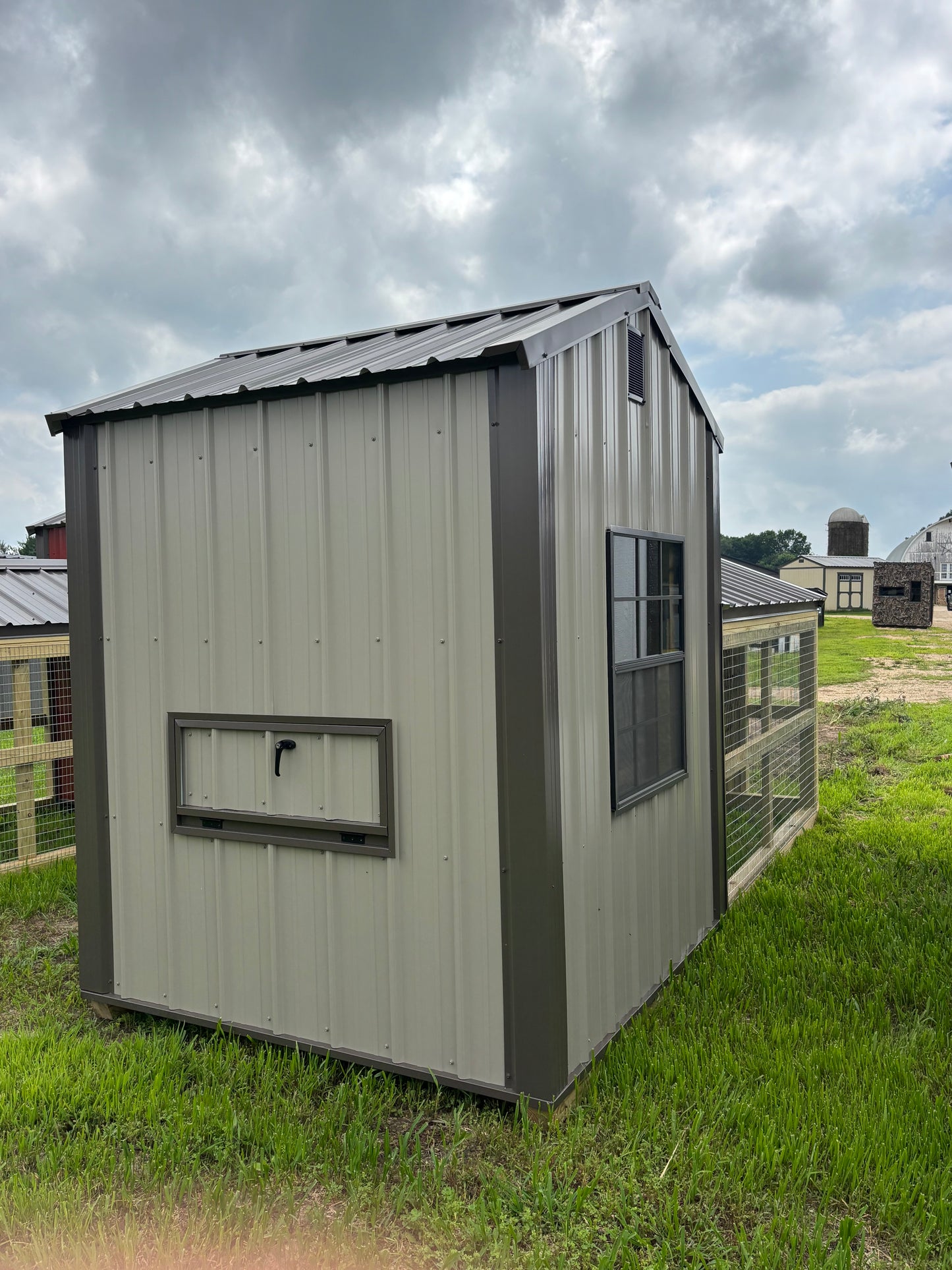 6’ x 14’ country vibe chicken coop