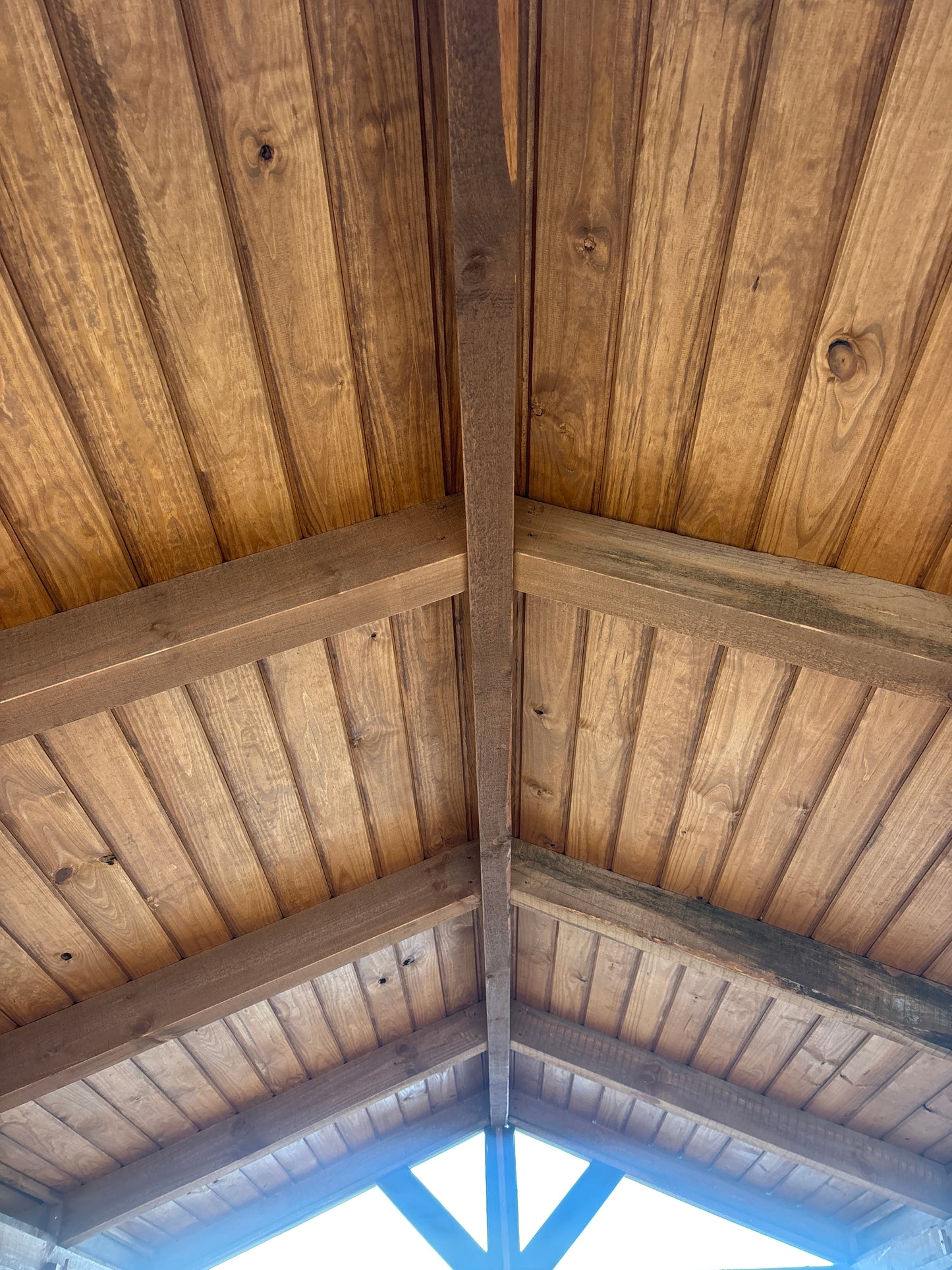 12 x 18 timber frame gazebo with screened in area