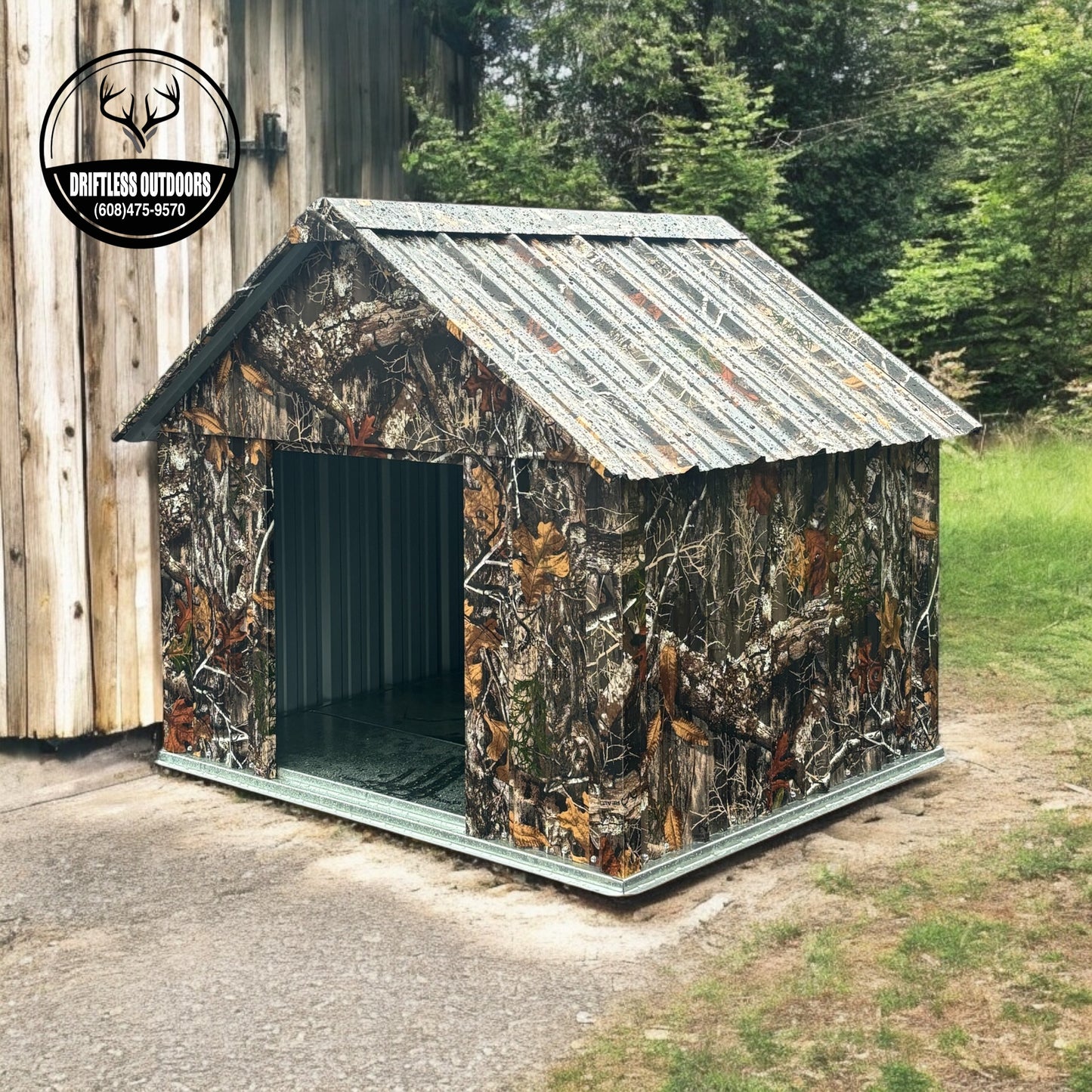 Real Tree Dog House