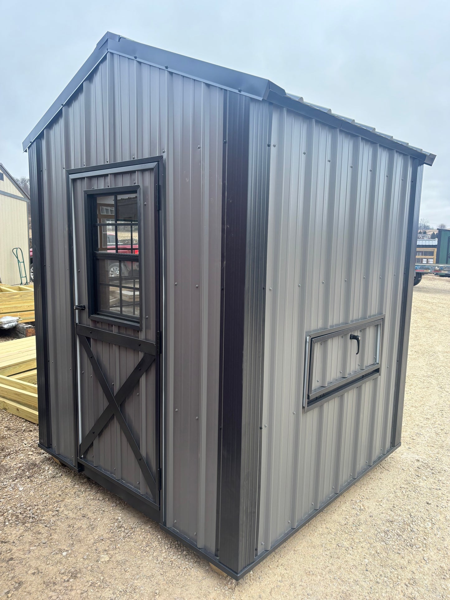 6 x 6 country chicken coop
