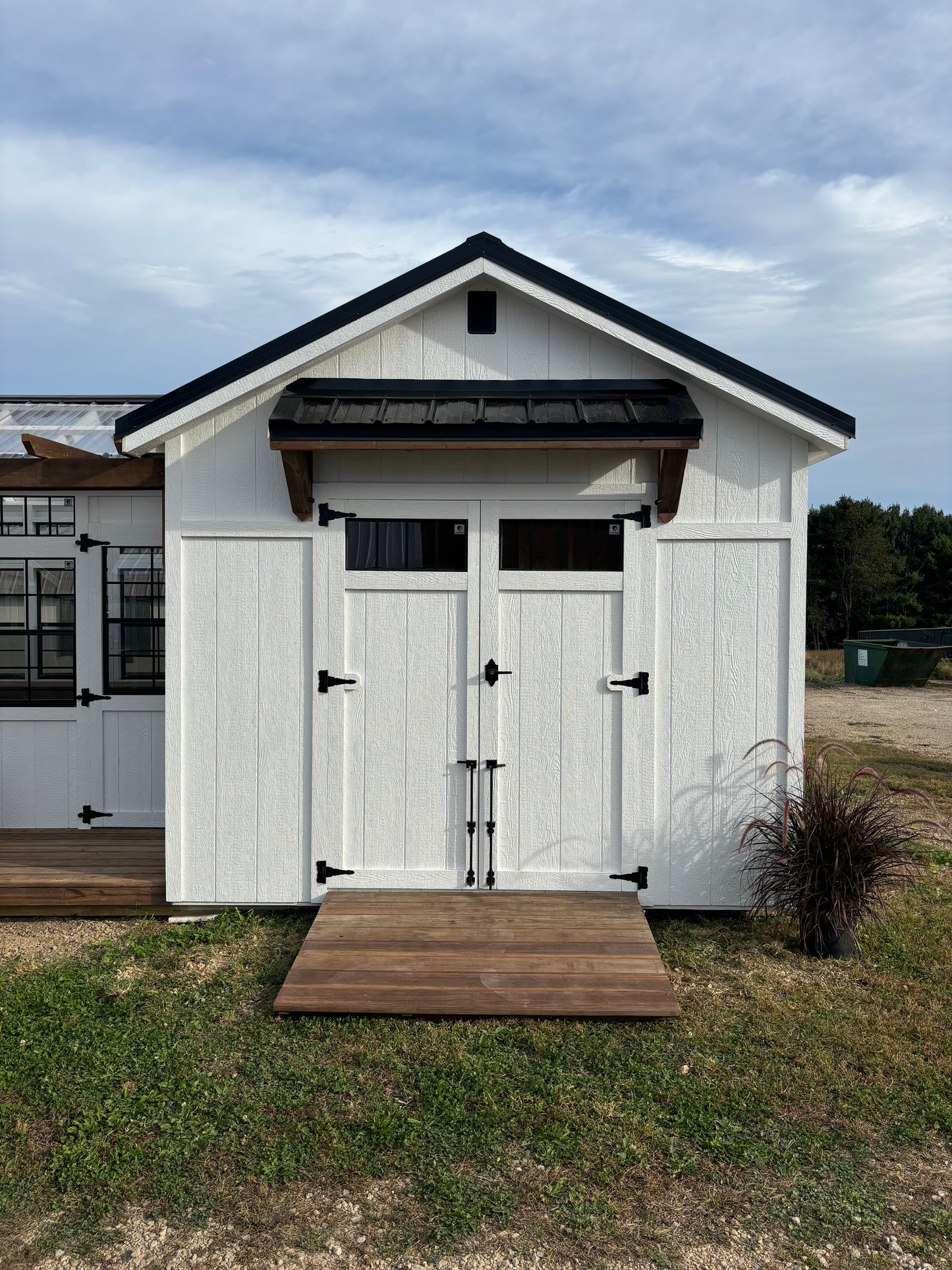 12’ x 20’ Deluxe greenhouse/shed combo