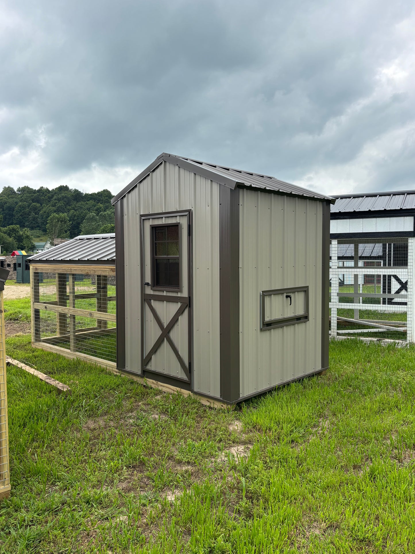 6’ x 14’ country vibe chicken coop