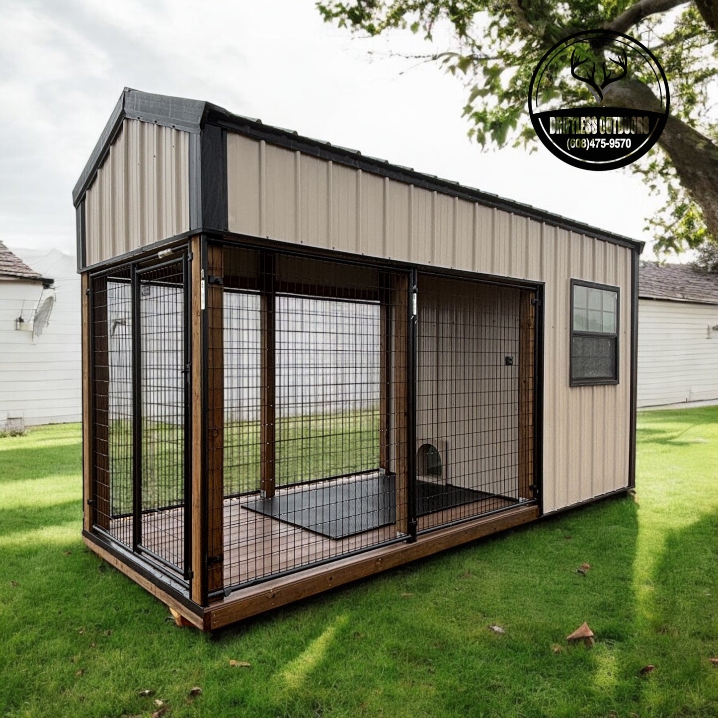 6’ x 16’ Dog Kennel