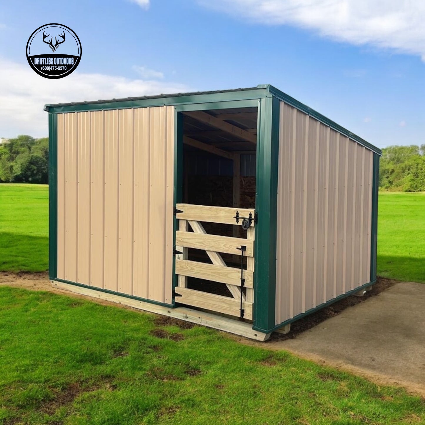 8’ x 8’ Shelter with gate