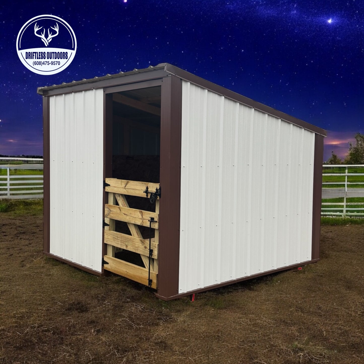 8’ x 8’ Shelter with gate