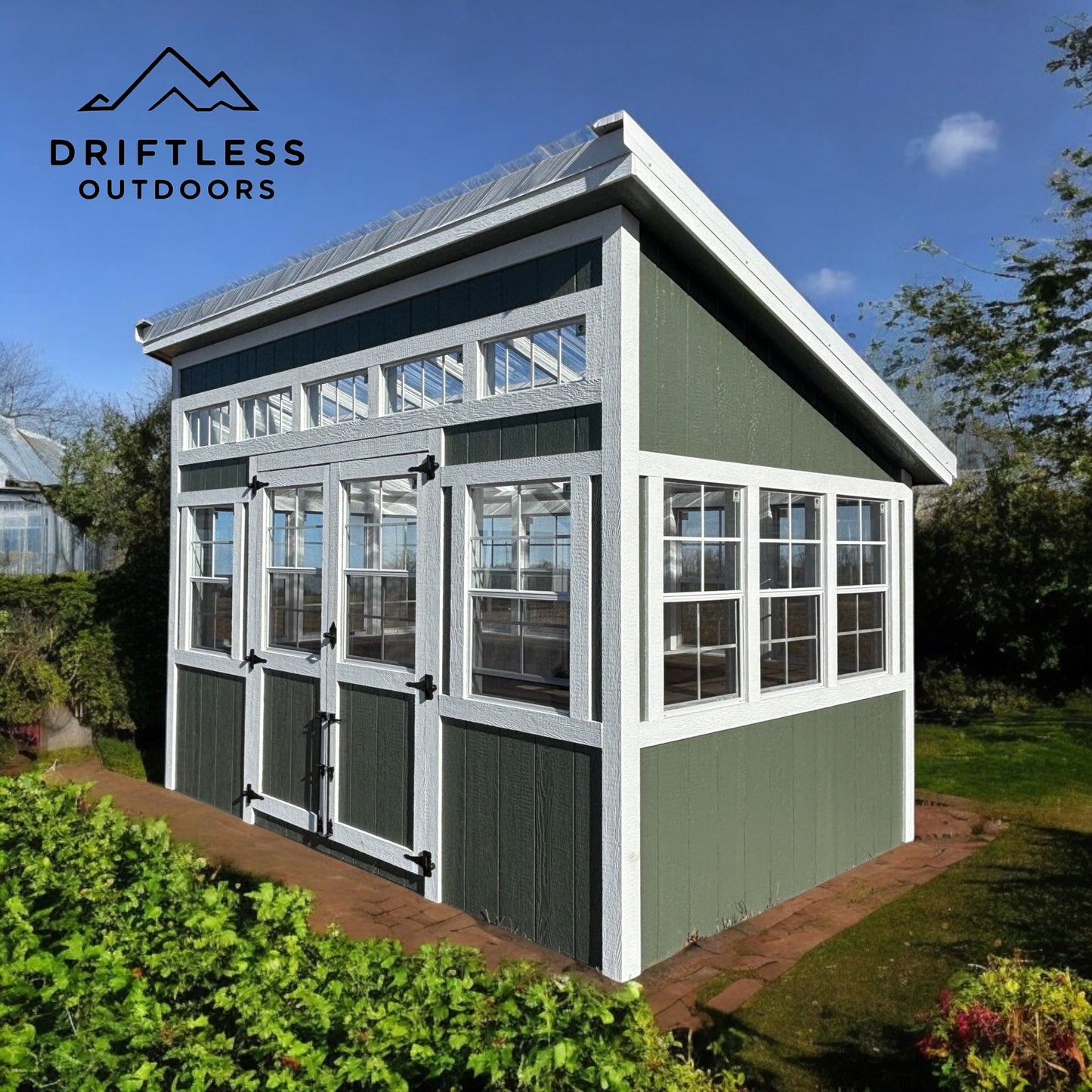 8’ x 12’ Modern greenhouse