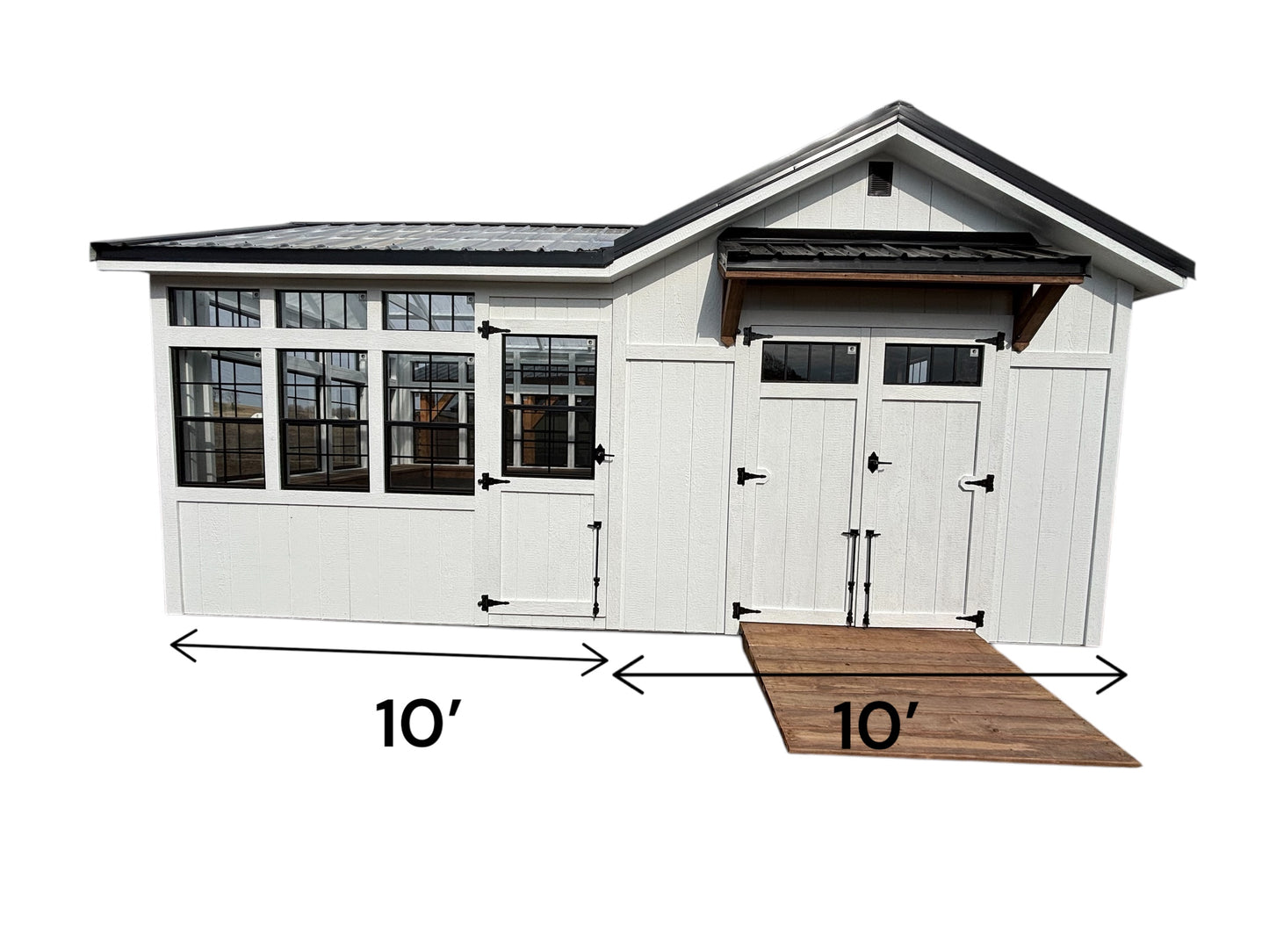 12’ X 20’ Deluxe Greenhouse/Shed