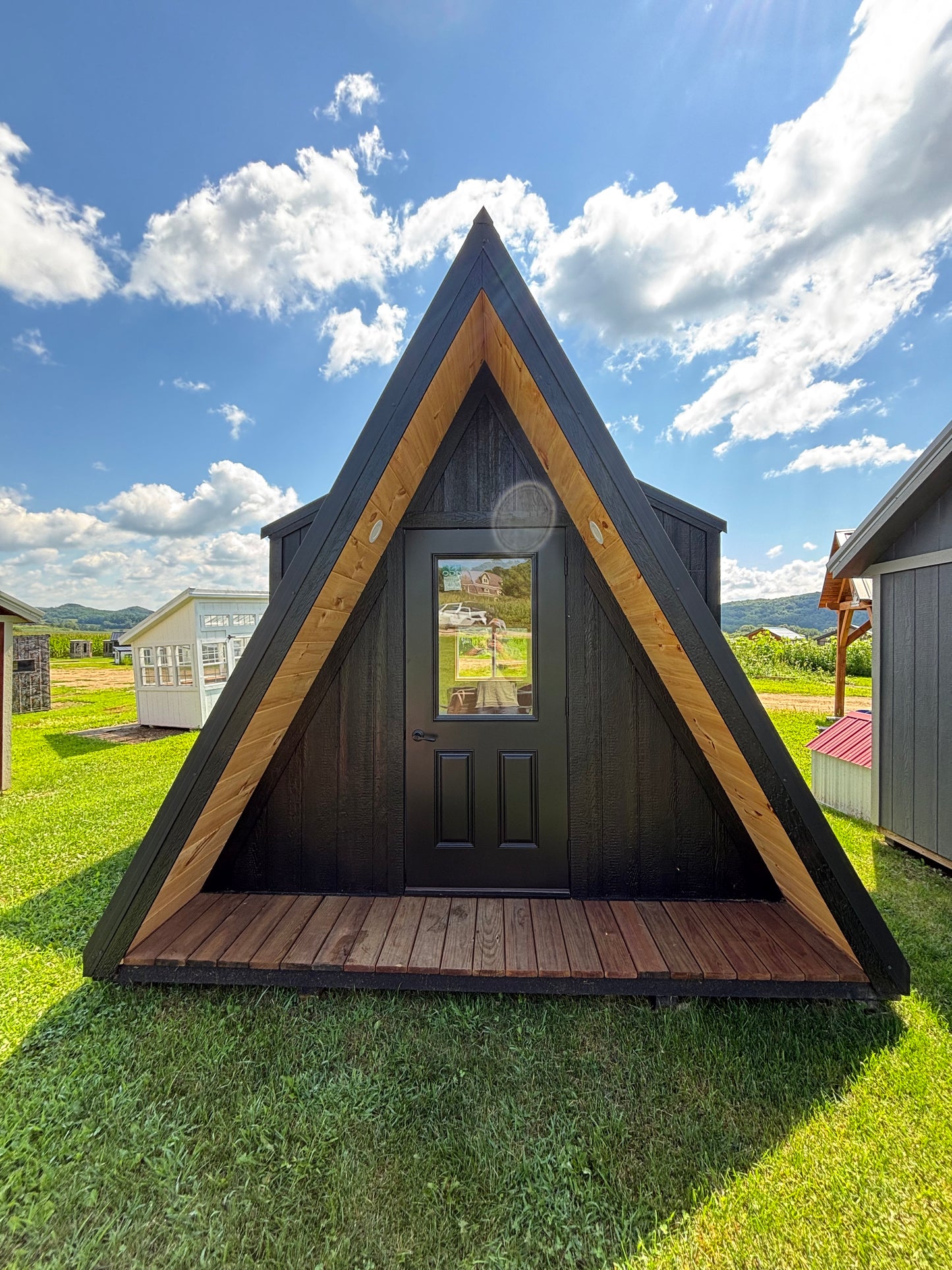 12’ x 20’ Modern A frame cabin with two dormers