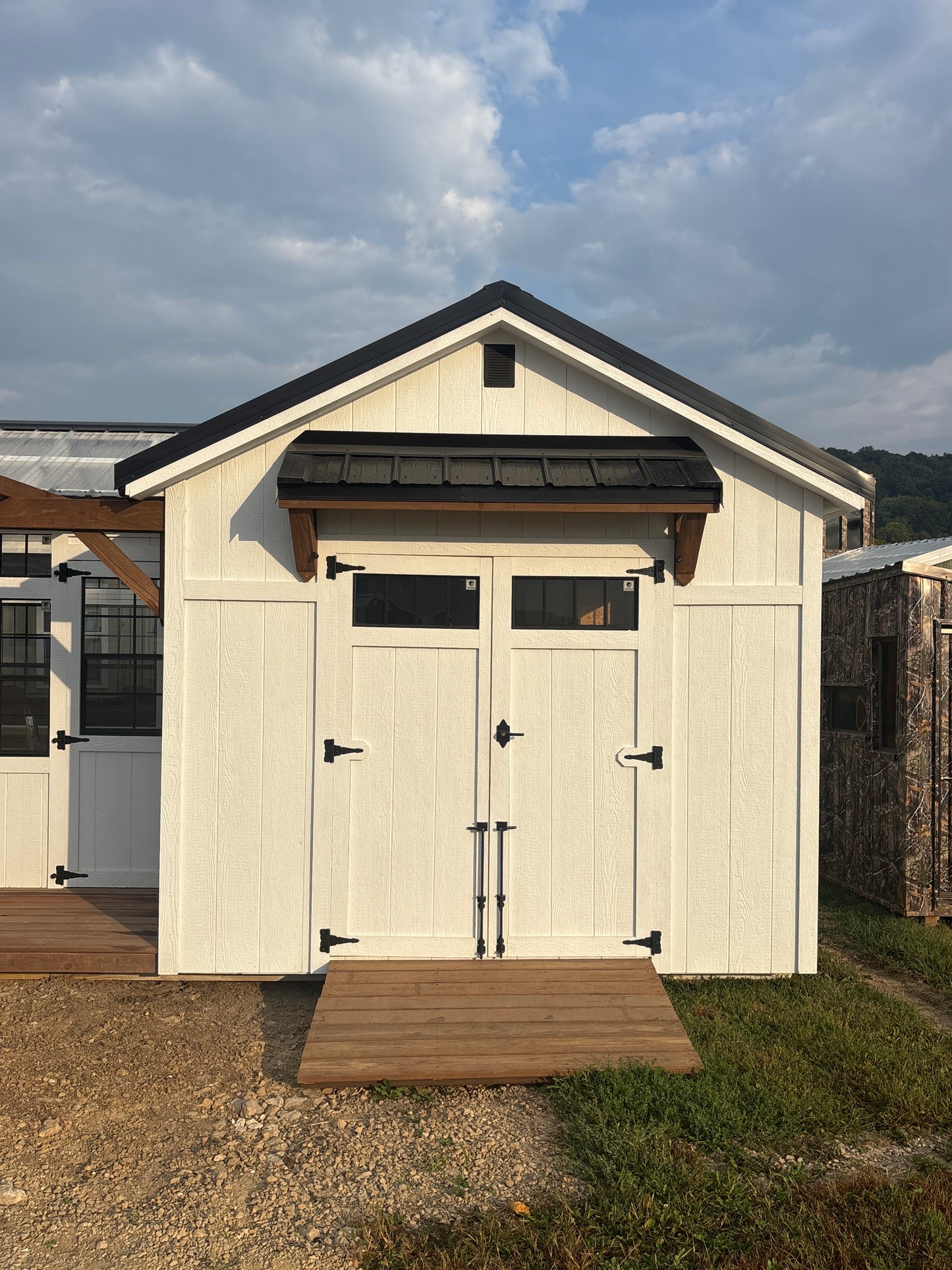 12 x 20 deluxe greenhouse/shed/pergola combo