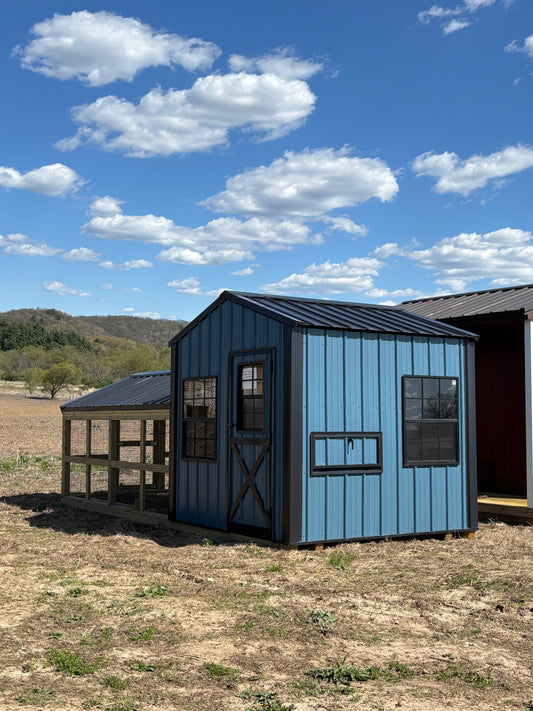 8’ x 20’ country vibe chicken coop