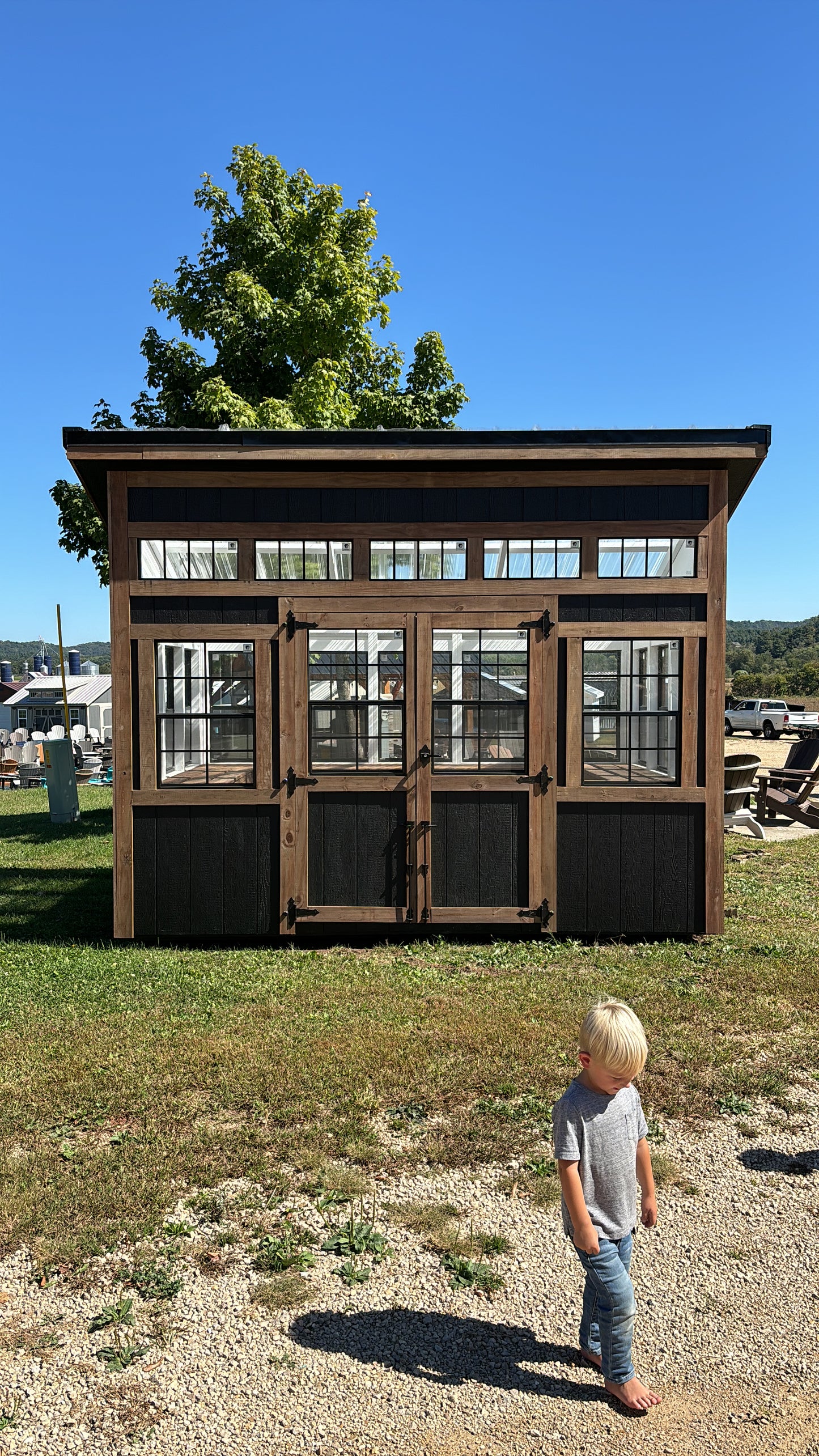 8’ x 12’ lean-to style greenhouse