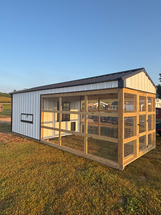 8 x 22 countryside chicken coop