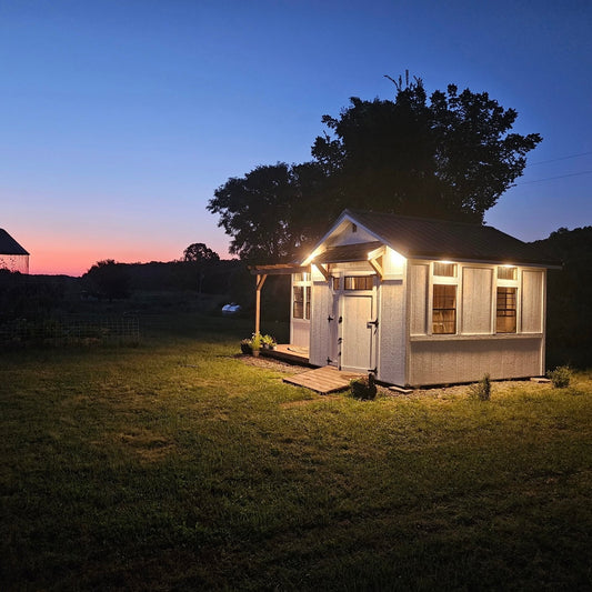 12’ x 20’ Deluxe greenhouse/shed combo