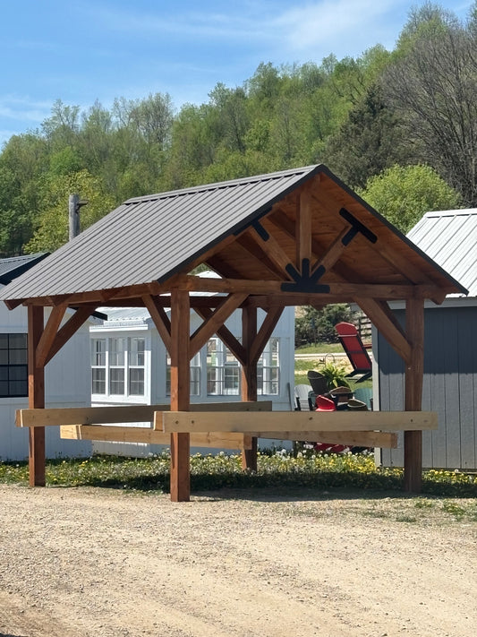 12 x 14 timber frame pavilion