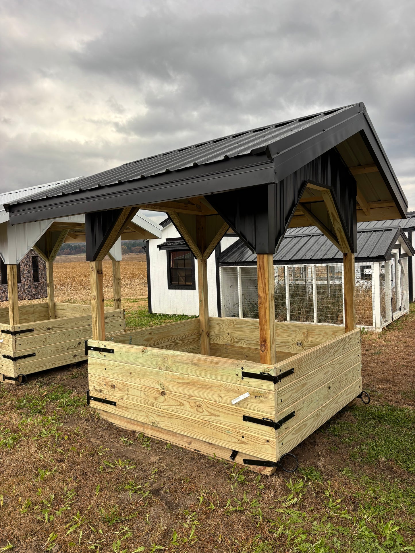 6’ x 7’ black hay feeder. SOLD