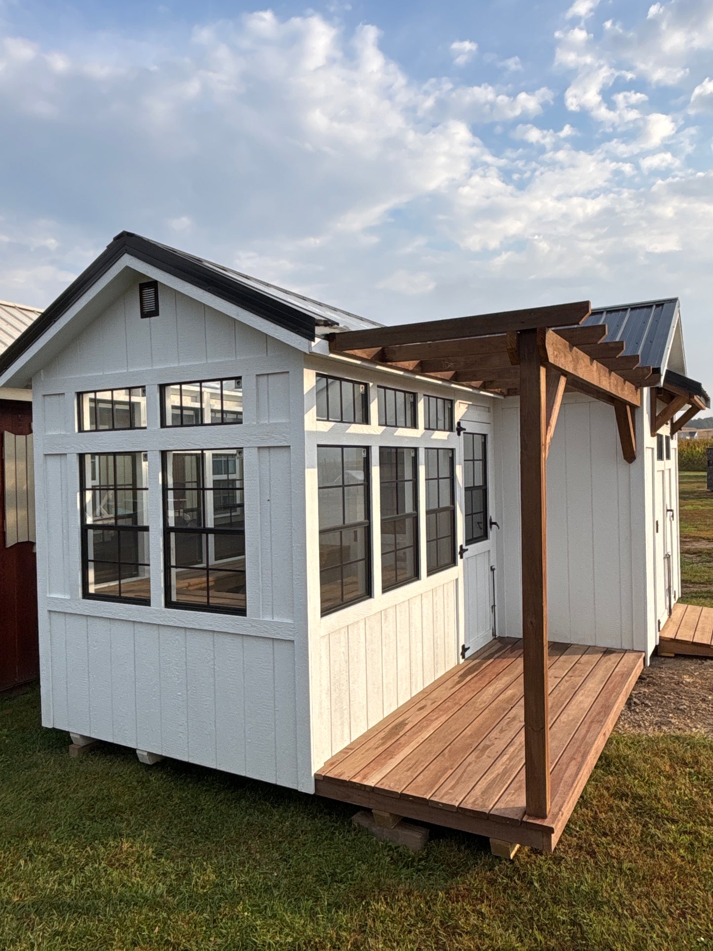12 x 20 deluxe greenhouse/shed/pergola combo