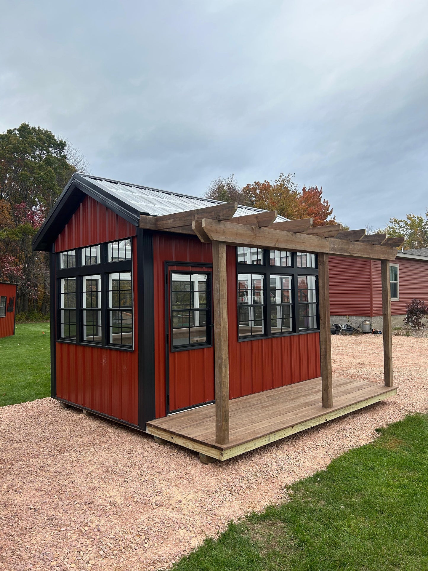 12'X12' Deluxe Greenhouse With Metal Exterior