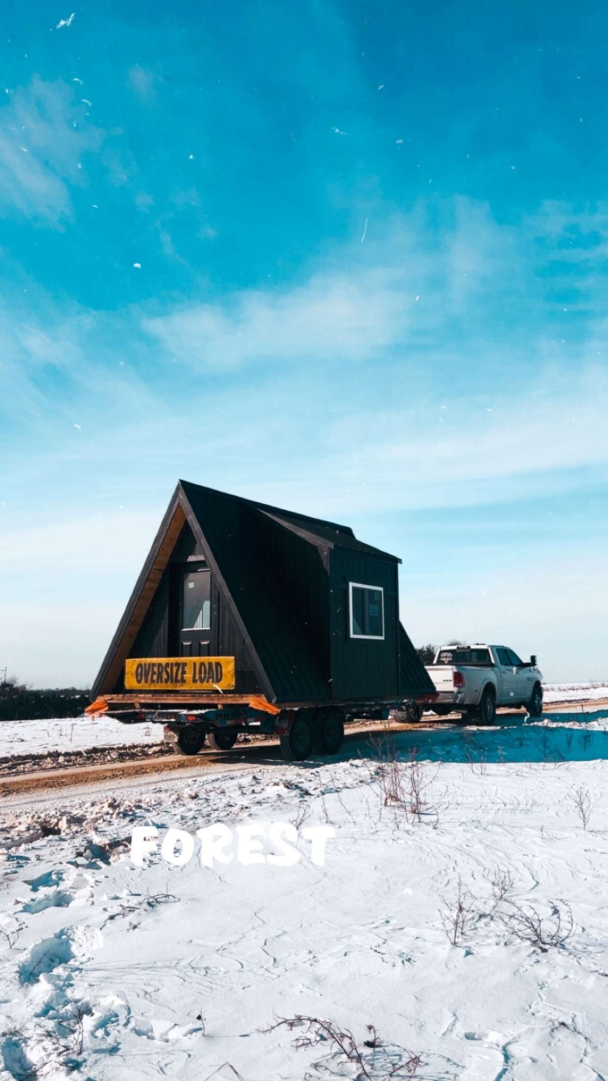 12’ x 18’ modern A frame cabin with two dormers