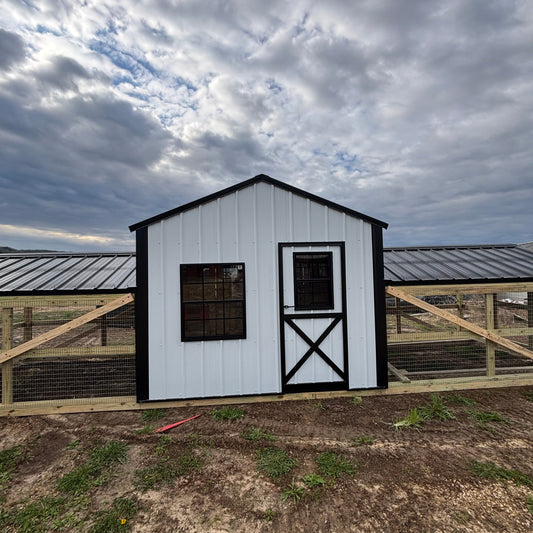12’ x 30’ Double run country vibe chicken coop