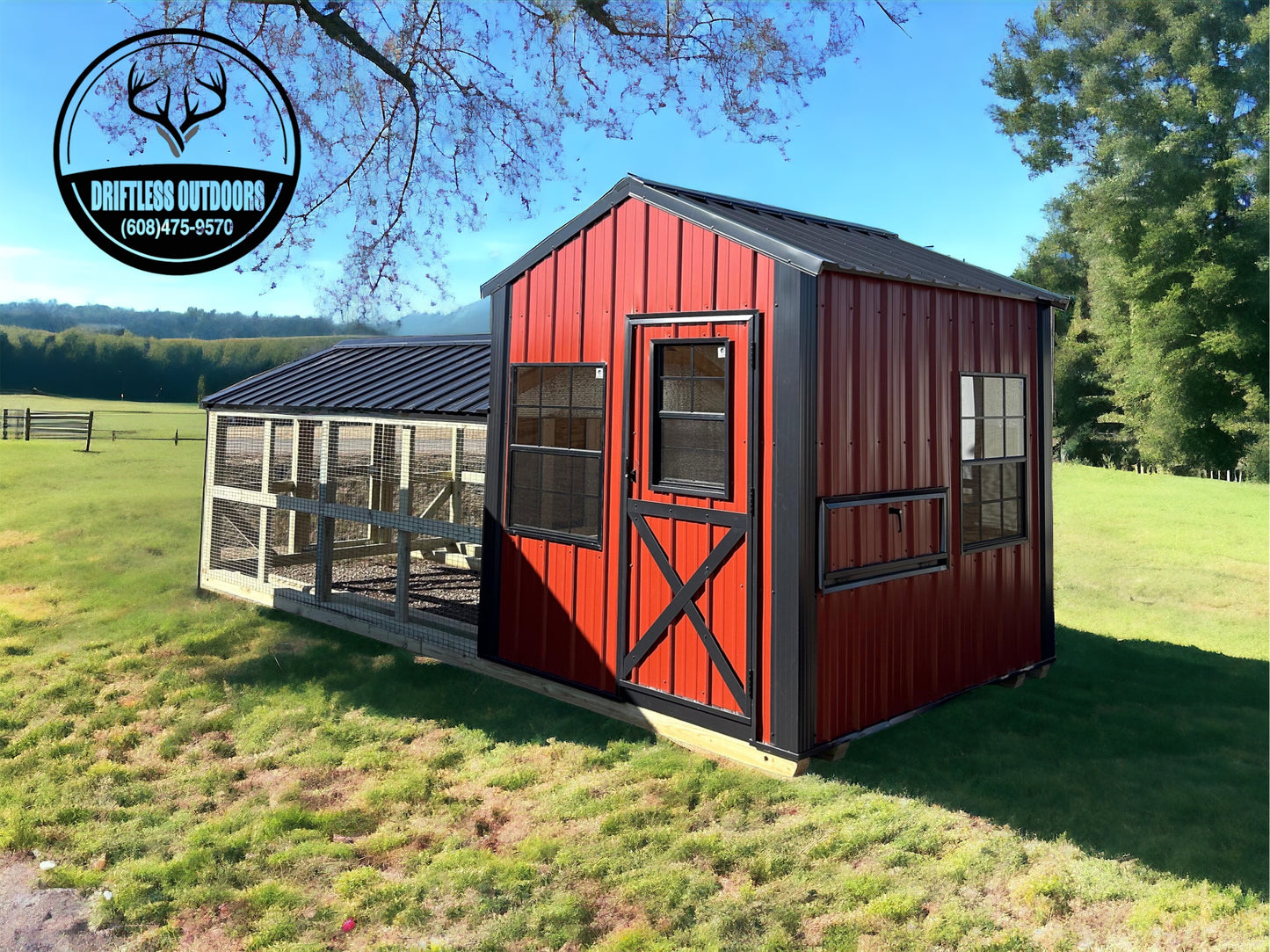 8’ x 20’ Country Vibe Coop