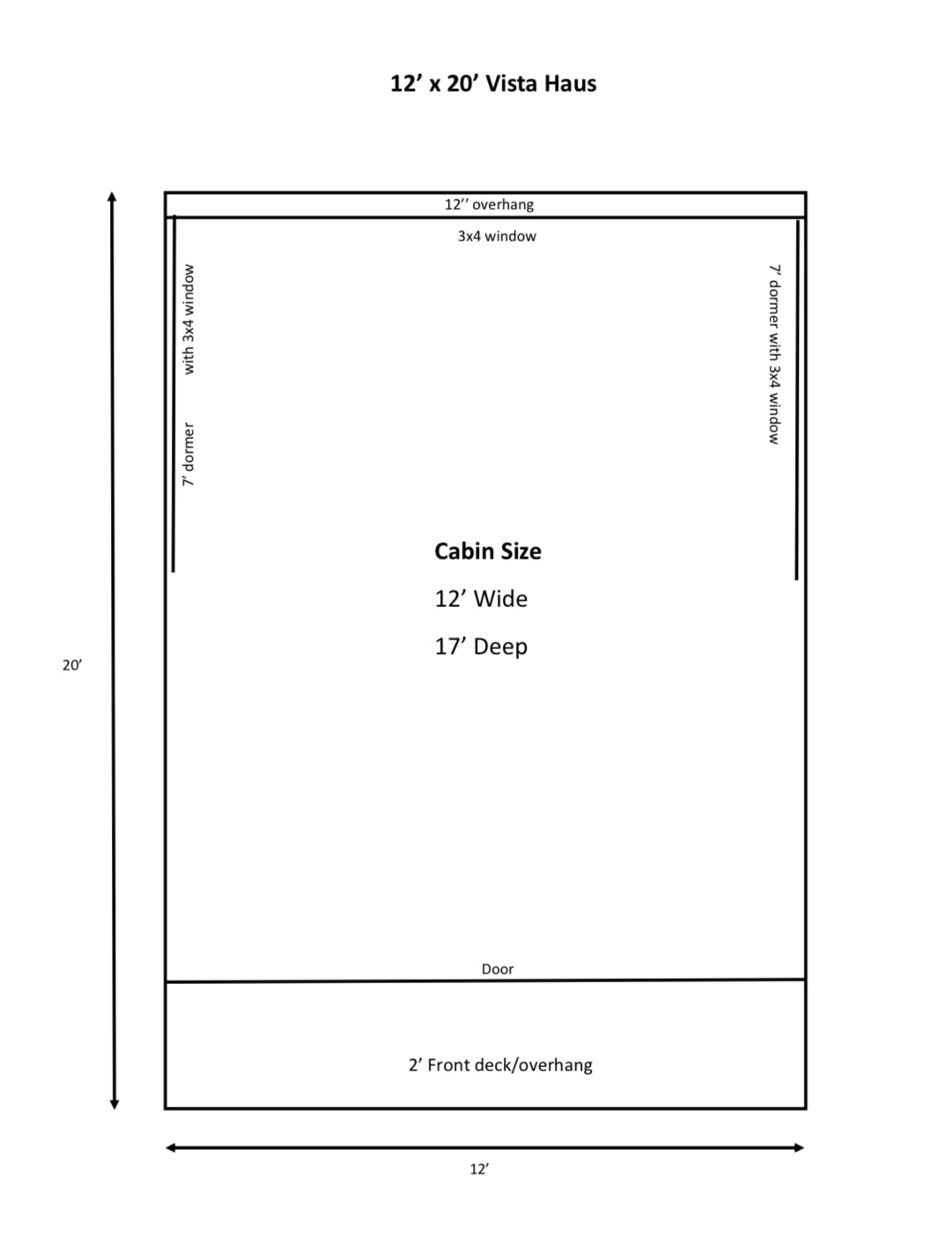 12’ x 20’ Vista Haus