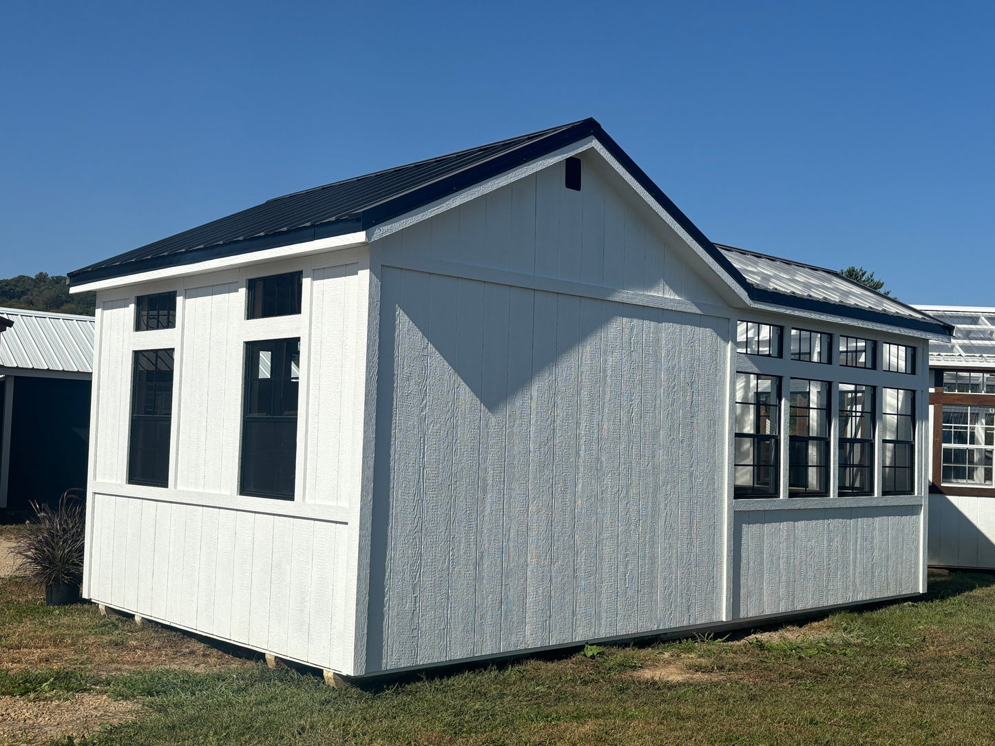 12 x 20 deluxe greenhouse/shed combo