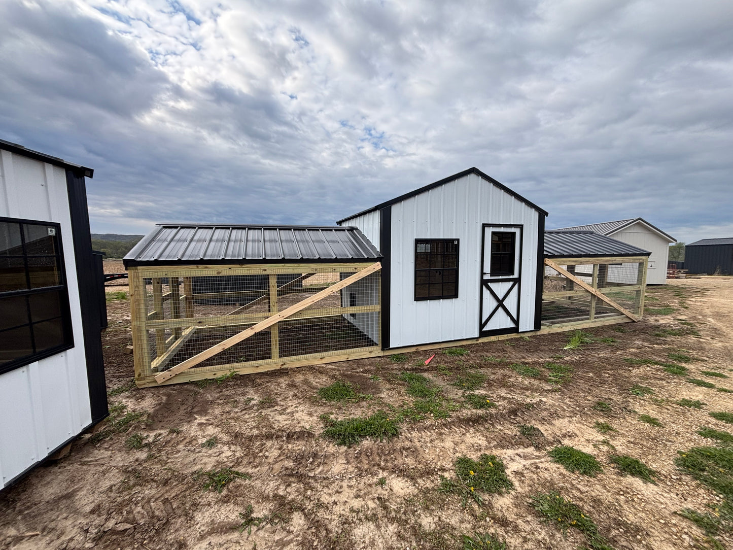 12’ x 30’ Double run country vibe chicken coop