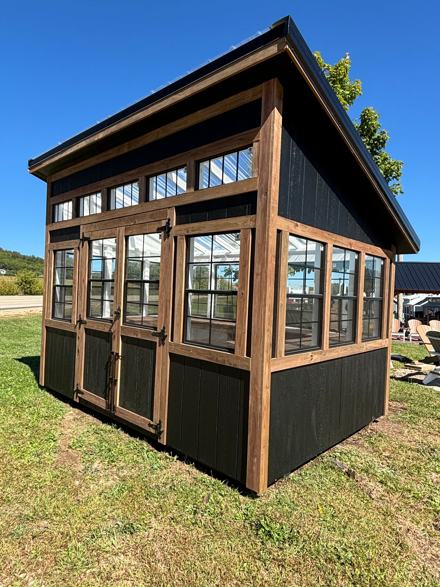 8’ x 12’ lean-to style greenhouse