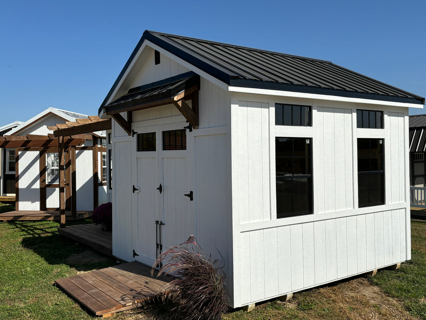 12 x 20 deluxe greenhouse/shed combo