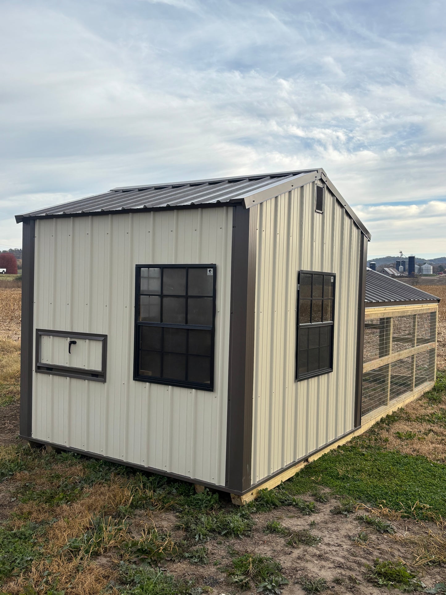 Country vibe chicken coop