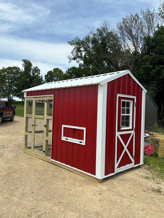 6 x 12 countryside chicken coop