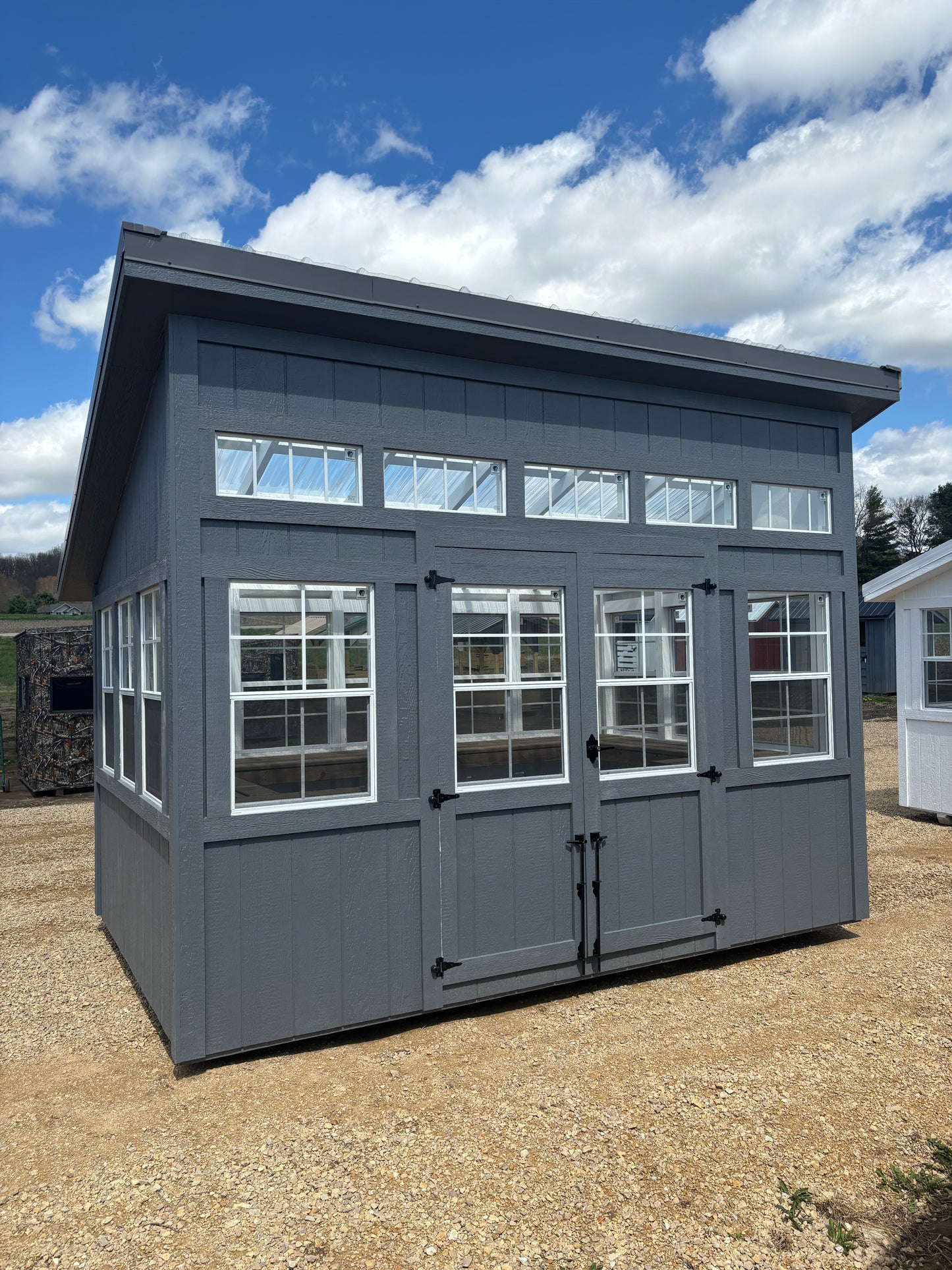 8’ x 12’ lean-to style greenhouse