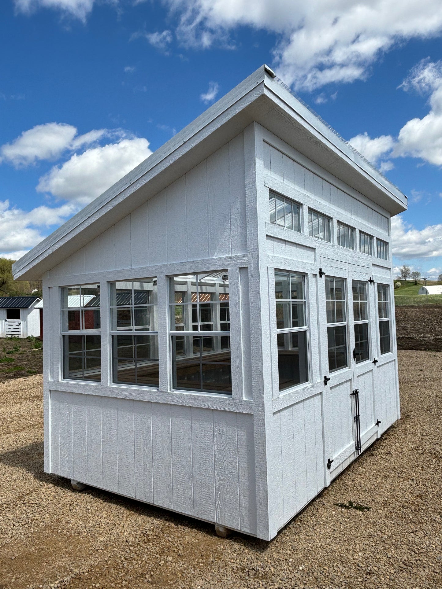 8’ x 12’ lean-to style greenhouse