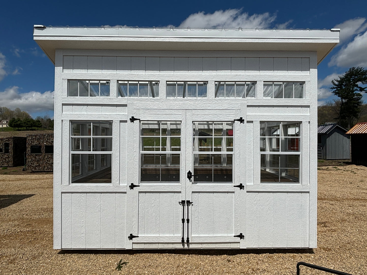 8’ x 12’ lean-to style greenhouse