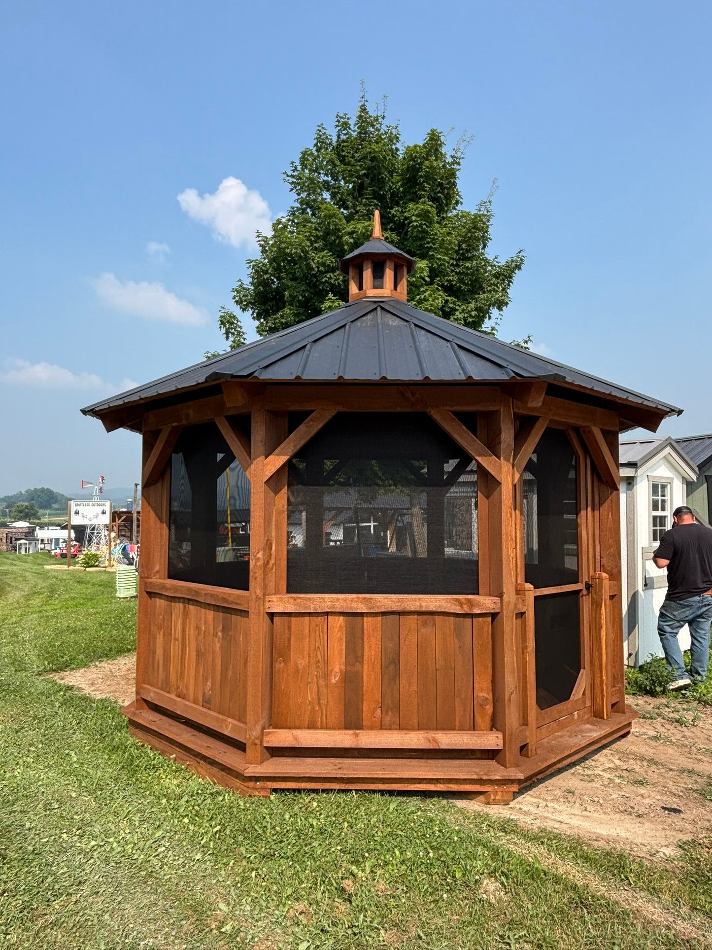 14' X 14' Timber Frame Octagon Gazebo