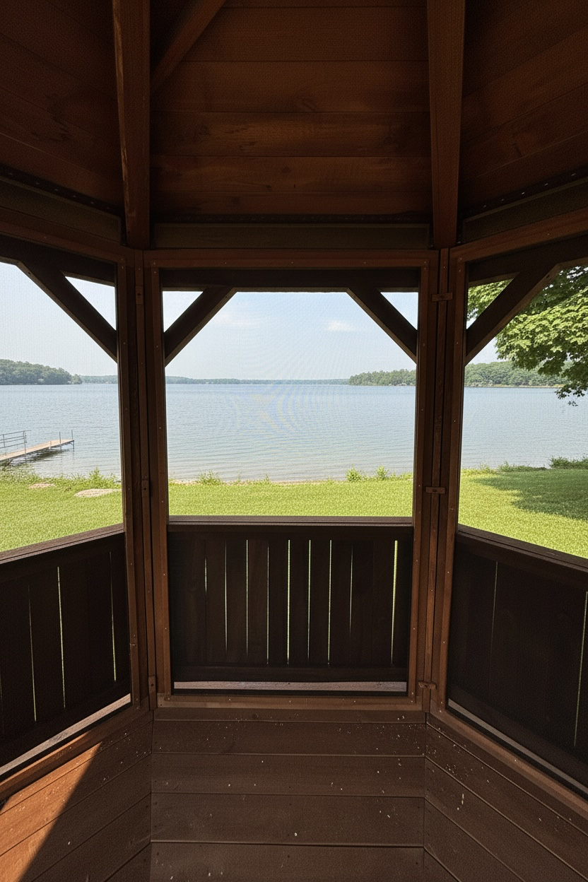 14' X 14' Timber Frame Octagon Gazebo