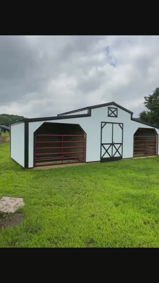 12 x 30 Kentucky style barn