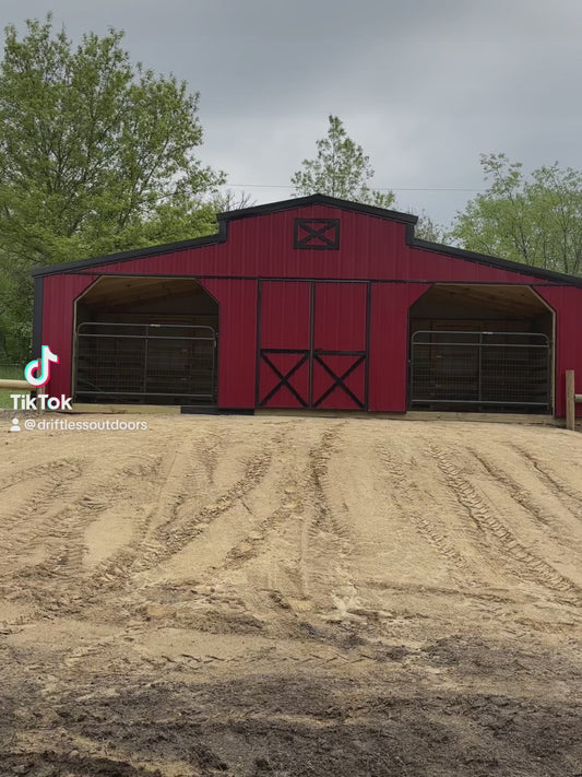 12’ x 30’ Kentucky Style Barn